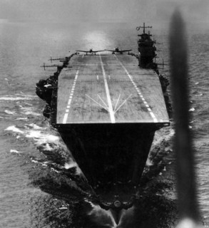 JAPANESE AIRCRAFT CARRIER AKAGI in April 1942
