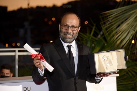 July 17, 2021, CANNES, France: CANNES, FRANCE - JULY 17: Asghar Farhadi poses with the 'Grand Prix' Ex-Aequo for 'A Hero' during the 74th annual Cannes Film Festival on July 17, 2021 in Cannes, France...