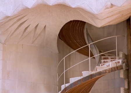 Spiral Staircase Sagrada Família Gaudi Barcelona