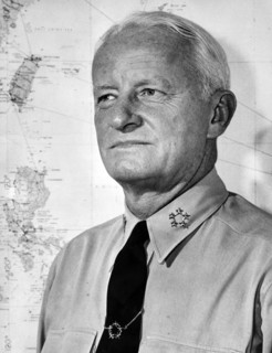 CHESTER NIMITZ (1885-1966) as the five star admiral and C-inC of the US Pacific Fleet