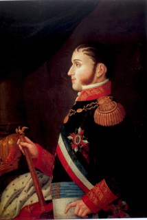 Augustín de Iturbide (1783-1824) also known as Agustín I, Constitutional Emperor of Mexico 1822-1823.by Jiménez Codinach (1750-1821)