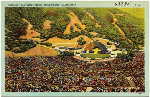 Famous Hollywood Bowl, Hollywood, California (63795)