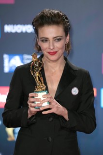 Italy, Rome, 21 March 2018 : Red carpet of the winners of the David di Donatello 2018 Pictured Jasmine Trinca winner of the award for the best actress for the movie "I am Fortunata"    Photo © Fabio...