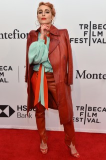 New York, USA. 19th April 2018. Noomi Rapace attends a screening of 'Stockholm' during the 2018 Tribeca Film Festival at SVA Theatre on April 19, 2018 in New York City. Credit: Erik Pendzich/Alamy Liv...
