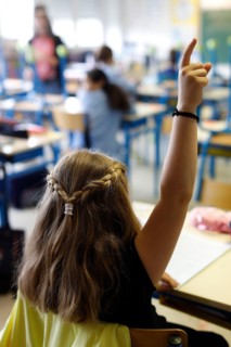Primary school after lockdown in Montrouge, France.