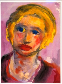 Österreich, Wien, Albertinaplatz, Palais Erzherzog Albrecht (Albertina), Gemälde von Emil Nolde