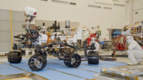 Mars Rover Curiosity, Turning in Place