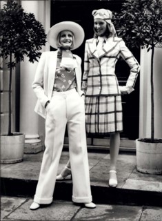 Mar. 07, 1972 - Christian Dior-London Spring Collection: The Christian Dior-London Spring Collection designed by Jorn Langberg,