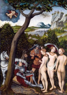 The Judgment of Paris by Lucas Cranach the Elder, 1528