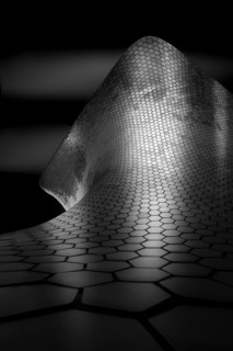 The Soumaya art museum in Mexico City, Mexico.