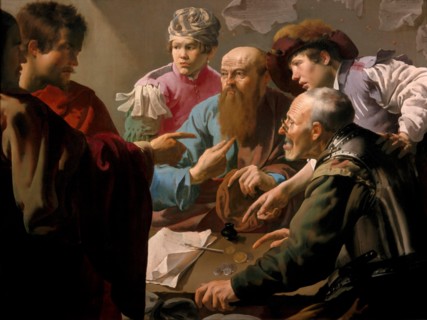 The calling of Saint Matthew by Hendrick ter Brugghen