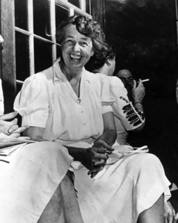 ELEANOR ROOSEVELT  (1884-1962) wife of US President Franklin D Roosevelt
