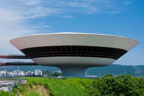 Niteroi Contemporary Art Museum, Rio de Janeiro, Brazil