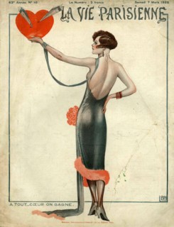 1920s France La Vie Parisienne Magazine Cover