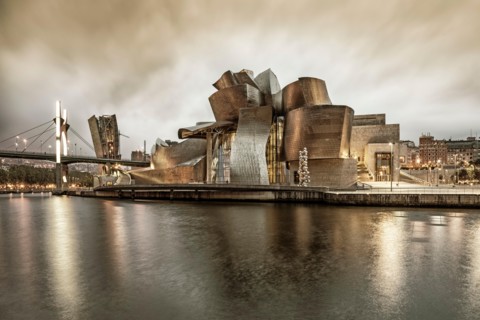 Guggenheim Museum Bilbao , museum of modern and contemporary art , architect Frank Gehry , Bilbao, Basque Country, Spain (editio