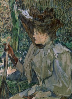 Henri de Toulouse-Lautrec (1864-1901). French painter. Post-Impressionism. Woman with gloves, 1891. Oil on cardboard. 1896. Orsay Museum. Paris. France.