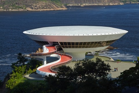 Niterói Contemporary Art Museum, Niteroi, Rio de Janeiro, Brazil, South America