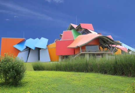 Biomuseo - Biodiversity Museum in Panama City by architect Frank Gehry Central America May 2015, Panama City, Panama