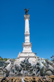 Girondins Monument on the Place des Quinconces, Bordeaux, France, Europe