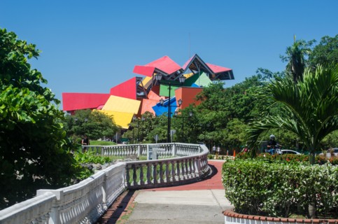 The Museum of Biodiversity designed by the famous architect Gehry