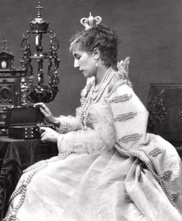 SARAH BERNHARDT (1844-1923) as the Queen of Spain  in the 1879 production of the play Ruy Blas by Victor Hugo