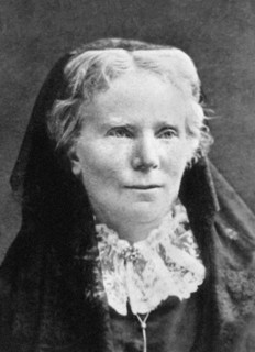 Elizabeth Blackwell (1821-1910). Portrait of the British physician, notable as the first woman to receive a medical degree in the United States, photograph c. 1877