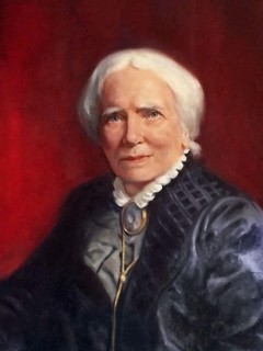 Elizabeth Blackwell (1821-1910). Portrait of the British physician, notable as the first woman to receive a medical degree in the United States, by Joseph Stanley Kozlowski, 1905