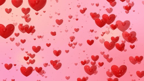 Heart and love background , Flying Hearts concept, Sign and symbol of love , Show your love for Valentine's, wedding, anniversary, or any holiday.