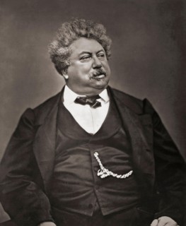 Alexandre Dumas Senior, aka Alexandre Dumas p+¿re, 1802 - 1870.  French author.  Amongst his many works are the still popular The Three Musketeers and The Count of Monte Cristo.  After a photograph by...