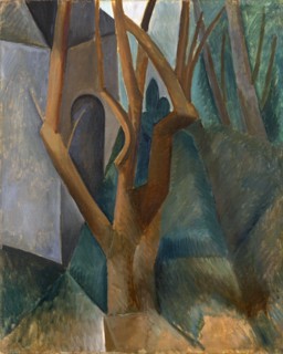 Pablo Picasso. (Spanish, 1881-1973). Landscape. Paris, August or September 1908. Oil on canvas.