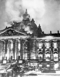 REICHSTAG FIRE, Berlin,  27 February 1933.