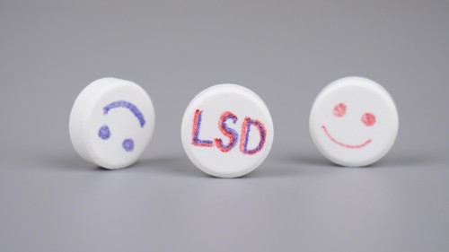 LSD pill, medical use of lsd to treat PTSD and depression.