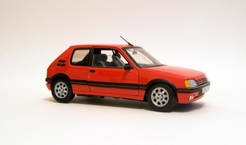Red Peugeot 205 1.9 GTI