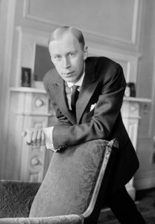 Portrait photo circa 1918 of Russian composer, pianist and conductor Sergei Prokofiev (1891 - 1953).