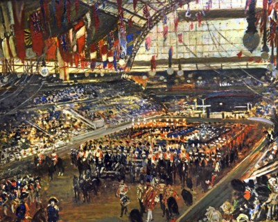 The Feasts of the coronation of King George V Military Tournament Olympia  London England 1911 Jacques Emile Blanche 1861-1942 
France French