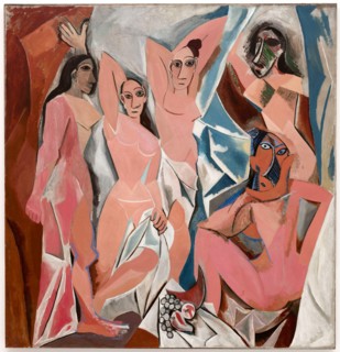 Les Demoiselles d'Avignon (1907), by Picasso