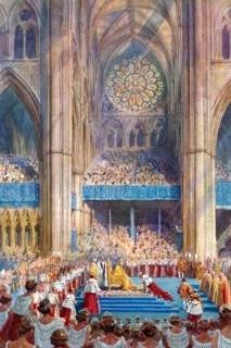 . English: A scene from the coronation of George VI. 1937. Henry Charles Brewer (1866 ÔÇô 1943) 143 Coronation of George VI 1937