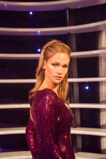 AMSTERDAM, NETHERLANDS - JUN 1, 2015: Jennifer Lopez, the actress and singer, Madame Tussauds museum in Amsterdam. Marie Tussaud was born as Marie Gro