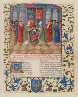 144 Coronation Henry VI Wavrin Anciennes Chroniques d'Angleterre Vol 5