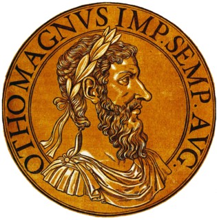 Otto I (912-973), also known as Otto the Great, was the oldest son of King Henry I and inherited the Duchy of Saxony as well as kingship of East Francia, now also increasingly known as Germany, when h...