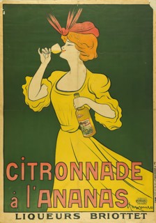 Imp. P. Vercasson & Cie, Leonetto Cappiello, Citronnade à l`Ananas. Liqueurs Briottet, paper, lithography, total: height: 137,3 cm; width: 96,2 cm, signed: recto u. r. in print: L Cappiello, product a...
