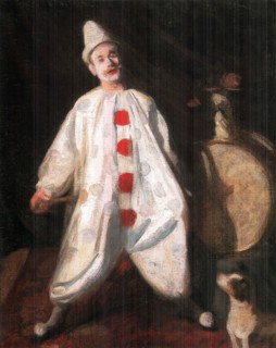 Artwork entitled Clown by the Hungarian artist Károly Ferenczy.