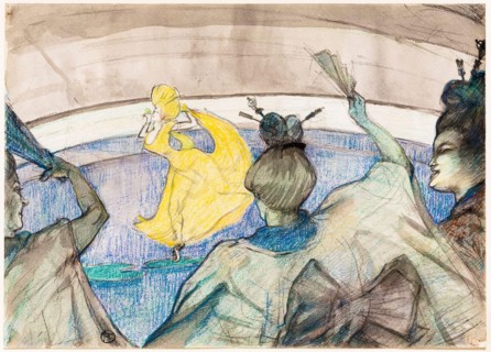 Henri de Toulouse-Lautrec, At the Circus, drawing, 1899