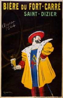Beer from Fort-Carré, Saint-Dizier (1912) print in high resolution by Leonetto Cappiello. Art Nouveau.