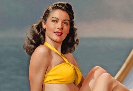 AVA GARDNER (1922-1990) American film actress and singer about 1950