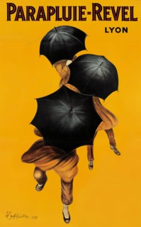 Leonetto Cappiello - Parapluie Revel - 1922 - vintage advertisement poster for umbrellas.
