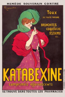 Katabexine by Leonetto Cappiello (1875-1942). Poster published in 1903 in France.