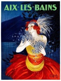 Aix-les-Bains by Leonetto Cappiello (1875-1942). Poster published in 1921 in France.