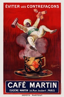Café Martin by Leonetto Cappiello (1875-1942). Poster published 1921 in France.