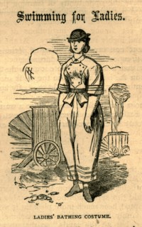 Ladies Swimming costume 1878